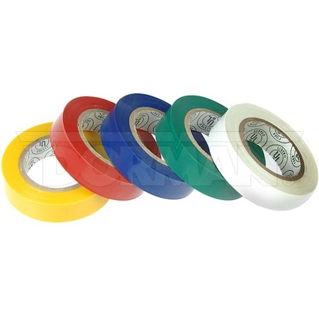 Motormite 1/2 In X 20 Ft Multi-Color Eletrical Tap Electric Tape, 85295 85295